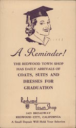 Redwood Town Shop Redwood City, CA Postcard Postcard Postcard