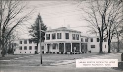 Sarah Porter Beckwith Home - Iowa P.E.O. Home Postcard