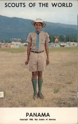 Scouts of the World - Panama Postcard