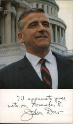 John G. Dow, Democrat for U. S. Congress Postcard