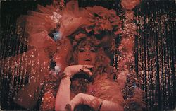 "San Francisco" swings with Charles Pierce, female impersonator on stage California Postcard Postcard Postcard