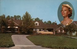 Residence of Dinah Shore Beverly Hills, CA Frank J. Thomas Postcard Postcard Postcard