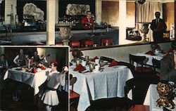 Balkan Village dining room, bar, entertainment Postcard