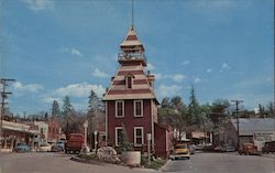 Old Firehouse, Built in 1891 Postcard