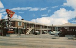 Town Motel Postcard