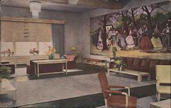 Ladies Lounge at the Soldiers' Club Fort Ord, CA Postcard Postcard Postcard