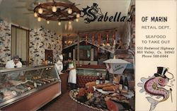 Sabella's of Marin Retail Dept. Seafood to Take Out Postcard