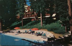 Tahoe Tavern swimming pool Tahoe City, CA Don Knight Postcard Postcard Postcard