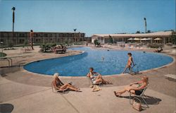 Th Hyatt House Hotels, pool and bathers San Jose, CA Postcard Postcard Postcard