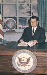 Charles S. Gubser Congressman. Re-Election Postcard