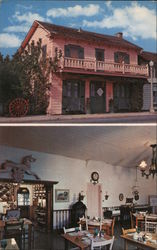 La Casa Rosa (The Pink House built 1858) San Juan Bautista, CA Postcard Postcard Postcard