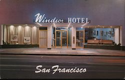 Windsor Hotel San Francisco, CA Postcard Postcard Postcard