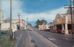 Main Street Geyserville California Postcard Postcard Postcard