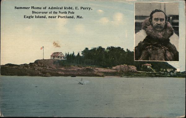 Summer Home of Admiral Robt. E. Perry, Discoverer of the North Pole Portland Maine