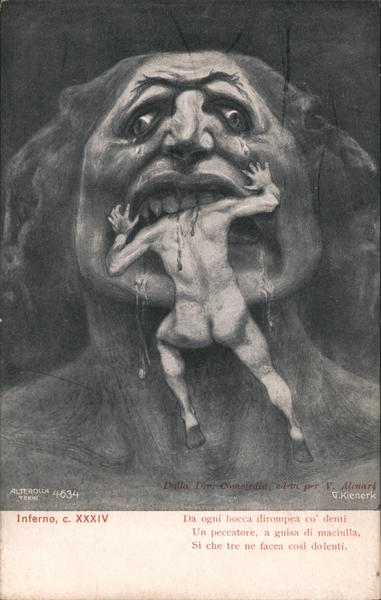 Inferno, c. XXXIV, G. Kienerk Art