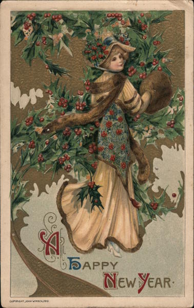 A happy New Year Samuel L. Schmucker Beautiful Ladies