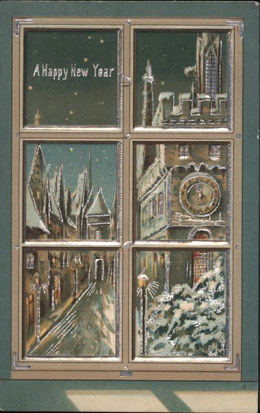 A Happy New Year - Embossed New Year's