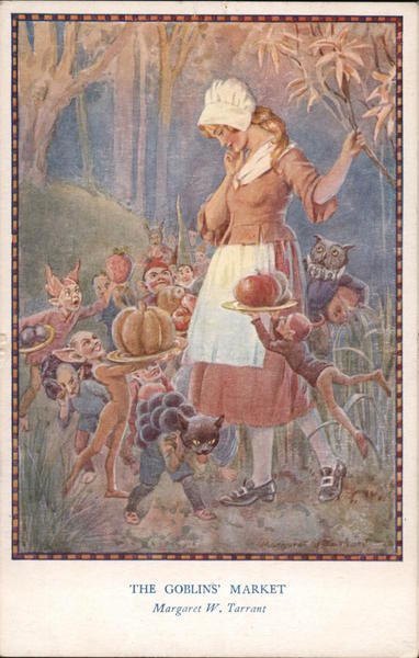 The Goblins' Market by Margaret W. Tarrant, Fairy Hours Series