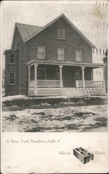 A New York Residence Built of Miracle Concrete Blocks