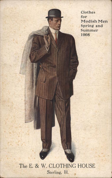 The E. & W. Clothing House: Clothes for Modish Men 1908