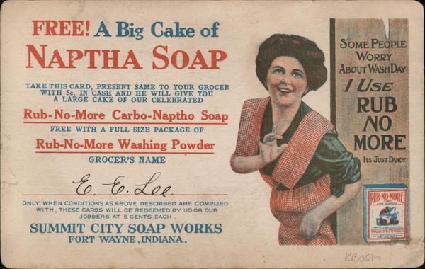 Rub-No-More Washing Powder Advertising