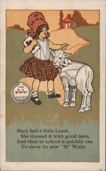 Mary Had a Little Lamb: ad for the M Waist Company