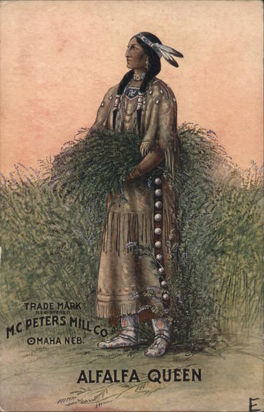 Alfalfa Queen, M. C. Peters Mill Co. Advertising