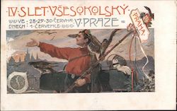 IV Slet vsesokolsky Postcard