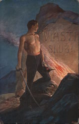 Vlasti Sluz! Postcard