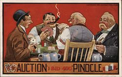Auction Pinocle I bid 400 Bernhardt Wall Postcard Postcard Postcard
