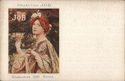 Colletion JOB calendrier 1901. Maxence. Postcard