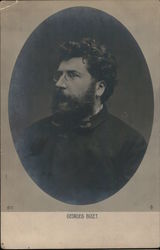 Georges Bizet photo portrait Postcard