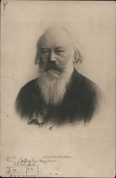 Johannes Brahms Postcard