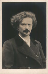 Paderewski, photo portrait Postcard