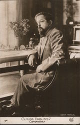 Claude Debussy, composer Postcard