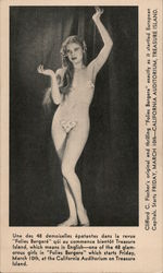 Folies Bergère, 48 Glamorous Girls - California Auditorium, Treasure Island Postcard