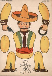 Circus Reibusch - Lasso Jim - Mexican bandit Postcard