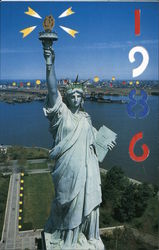 1986 Statue of Liberty Postcard