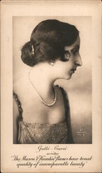 Galli-Curci The mason & Hamilin pianos have tonal quality of incomparable beauty. Postcard