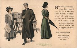 No weather worries for you if you have a Watershed Coat Postcard