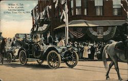 William H. Taft in line of parade Taft-Diaz meeting El Paso, Texas, Oct. 16, 1909. Postcard