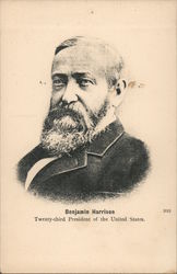 Benjamin Harrison, 23rd president of the United States Postcard