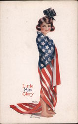 Little Miss Glory. Tuck's Oilette Series Postcard Postcard Postcard