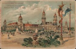 Palace of Machinery at the World's Fair in St. Louis 1904 Postcard