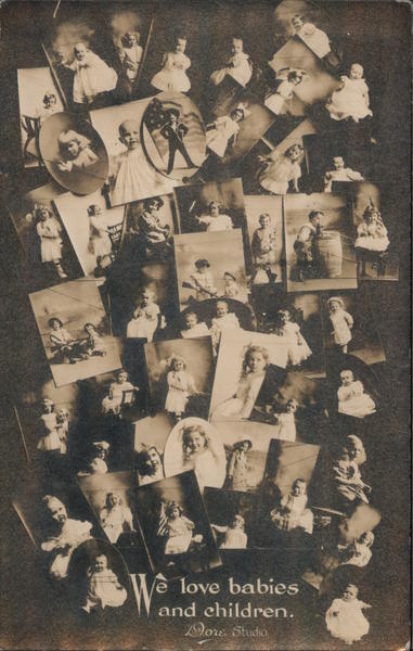 We love babies and Children. Dore Studio - ad for photographers San Francisco California