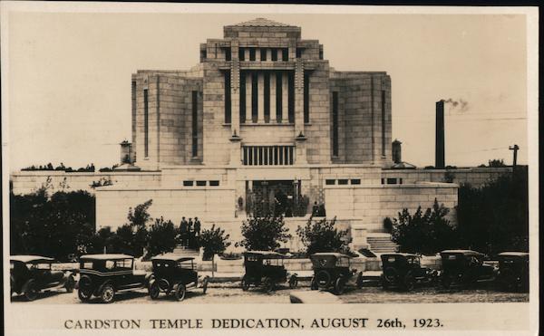 Cardston Temple Dedication August 26th, 1923 AB Canada