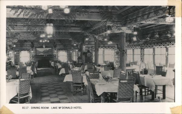 Dining Room - Lake McDonald Hotel West Glacier Montana