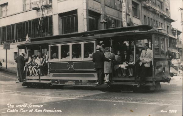 The World Famous Cable Car San Francisco California