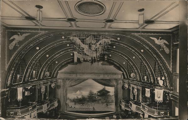 Interior and Stage of the Savoy Theater, San Francisco California