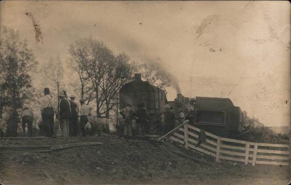 Train wreck, unknown date and location Disasters